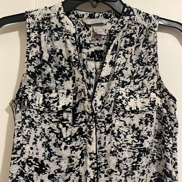 H&M Conscious white & black tank top, women’s size 2 - Picture 2 of 6